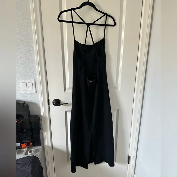 Free people Moss Midi Dress color black size S - Picture 6 of 6
